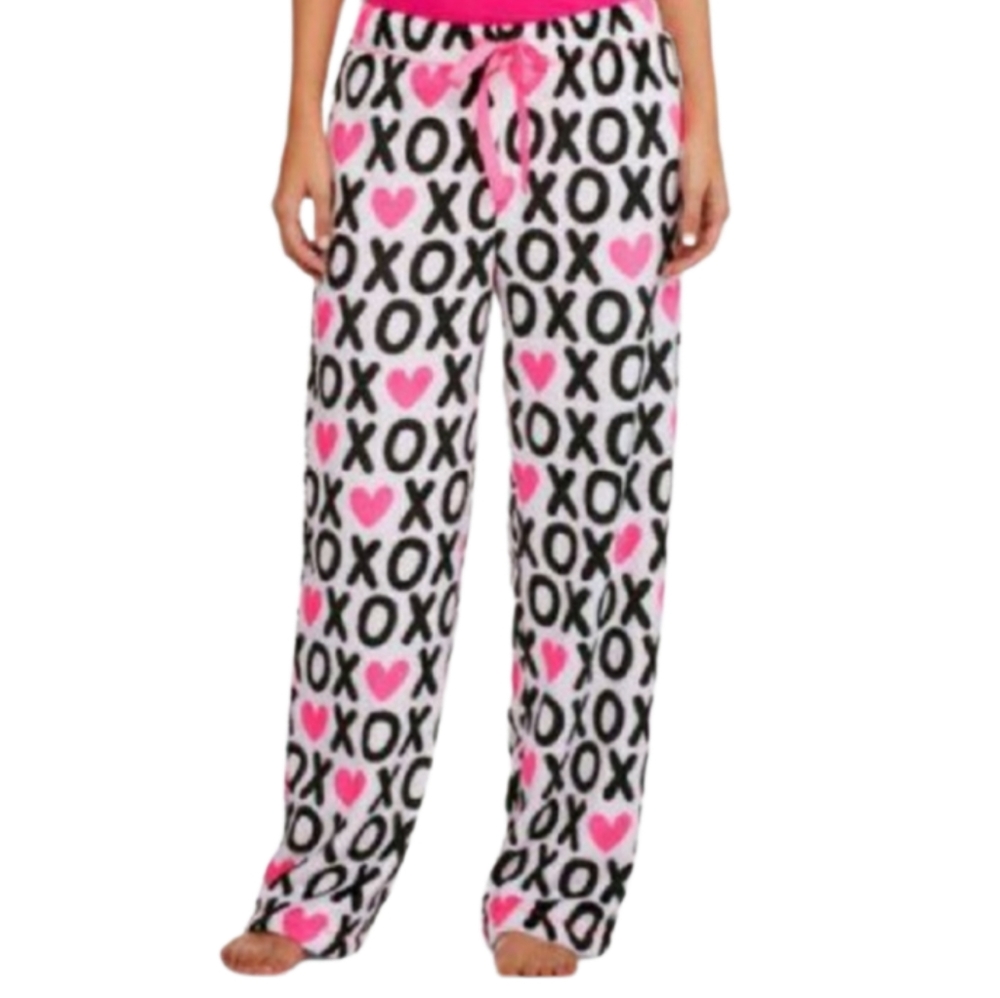 X1 Secret treasure sleepwear PJ XO pink Soft 3x 22/24 Valentine's holiday bottom
